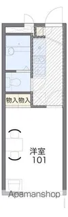レオパレスメイプル【2階】の間取り