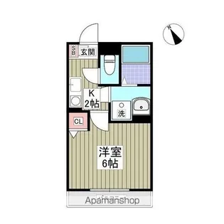 パルトネール東久保町【3階】の間取り