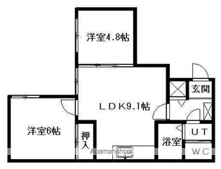 ΑNEXT札幌第7【1階】の間取り