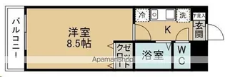 リエス新寺【102号室】の間取り