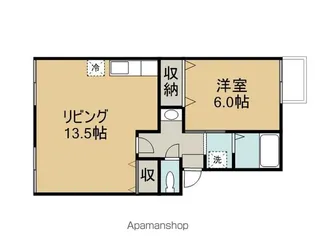 ヴェルドミール【1階】の間取り