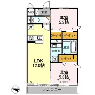 ENRICH【2階】の間取り