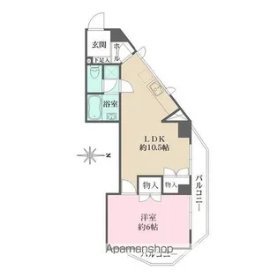 第一石原ビル【6階】の間取り