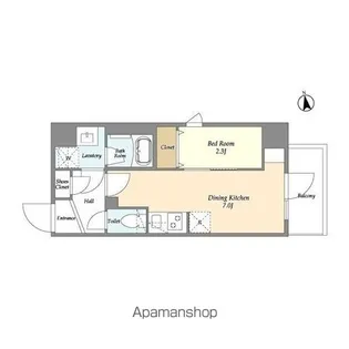 グランカーサ上野松が谷【4階】の間取り