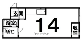 ノースコートⅡ【2階】の間取り