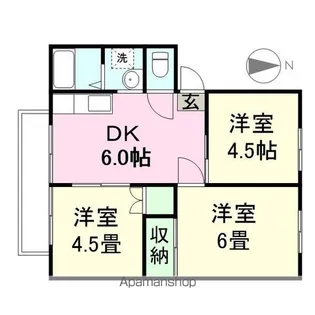 パナハイツエミィ【201号室】の間取り