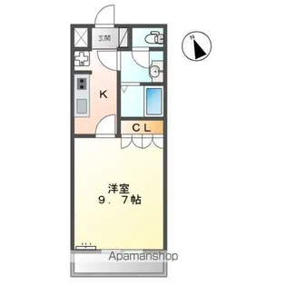 エスプリド伎倍【2階】の間取り