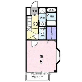 サンスポット・エムズ【1階】の間取り