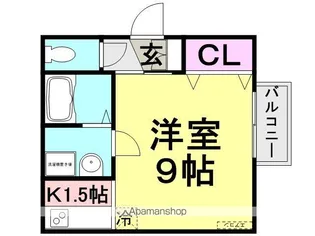 エスポワール【101号室】の間取り