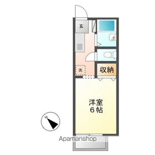 サンライフ内山Ⅱ【2階】の間取り