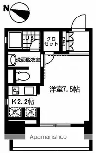 ウィスタリアマンション西新宿【10階】の間取り