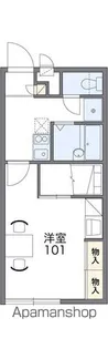 レオパレスFUKUWA【1階】の間取り