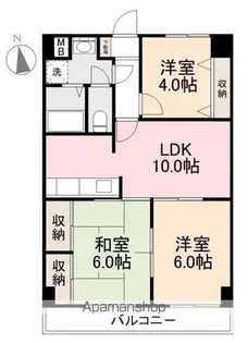 ハイクレスト高松【7階】の間取り