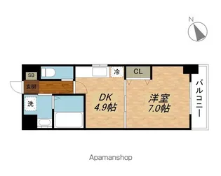 コープ美山Ⅱ【4階】の間取り