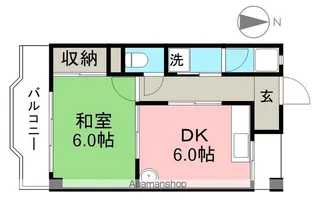 安芸ガーデン【2階】の間取り