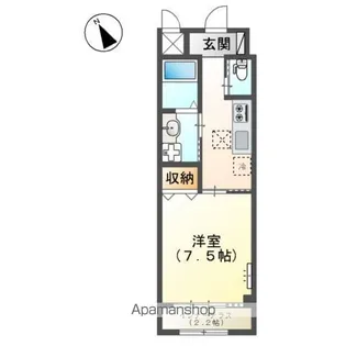 ユウアイグランデ荒川沖【1階】の間取り
