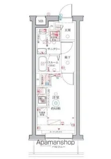 クレヴィスタ阪東橋【3階】の間取り