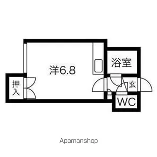 レ・クレージュ【206号室号室】の間取り