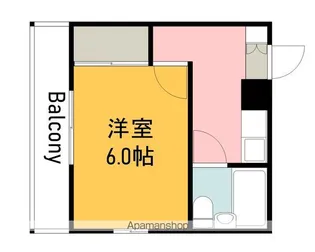 大地第2ビル【4階】の間取り