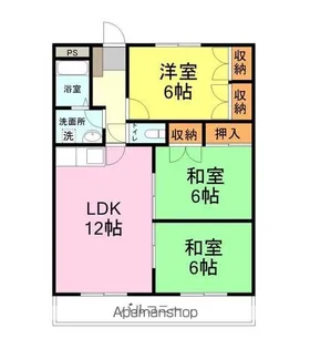 プレジール清末【303号室】の間取り