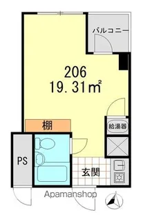 ロジマン西麻布【2階】の間取り