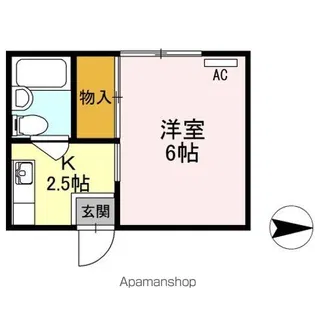 福島ハイツ【1階】の間取り