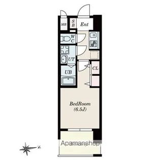 CREST TAPP平安通【6階】の間取り