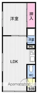 キャッスル肇【305号室】の間取り