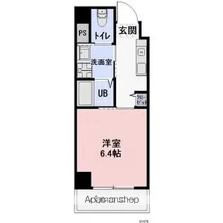 ワイズタワー新栄【6階】の間取り