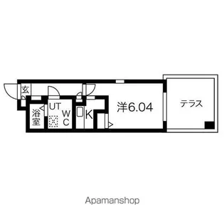 リアライズ名城公園【105号室】の間取り