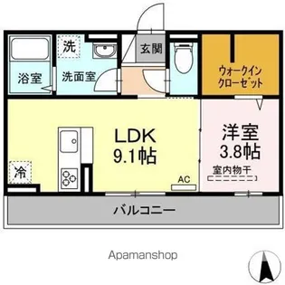 クレールリコルド【2階】の間取り
