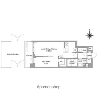 コンフォリア・リヴ永福町【1階】の間取り