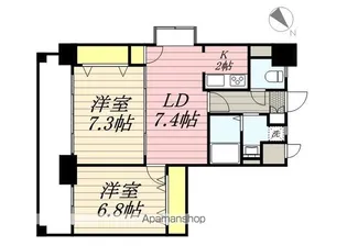 サヴォイ グランデヴィル【14階】の間取り