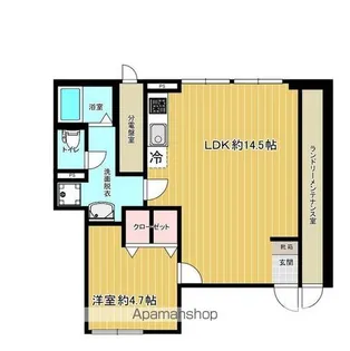 リファレンス胡録台B棟【1階】の間取り