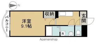 メゾンSK【202号室】の間取り