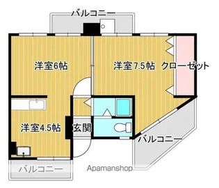 光耀ビル【5階】の間取り