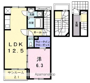 ルミエール コート【3階】の間取り