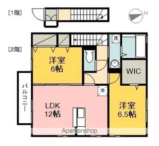 バリュアブル E棟【2階】の間取り