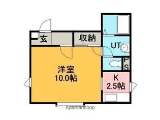 エスポアールメゾン【203号室】の間取り
