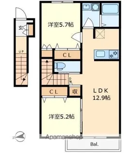 ALVA.b【2階】の間取り