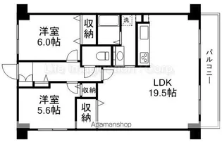 CUREZZA瀬田西【4階】の間取り