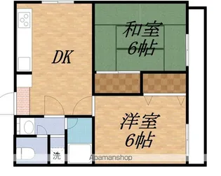 下田ハイツ馬場町【203号室】の間取り