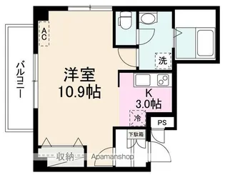 T・K TOWER【2階】の間取り