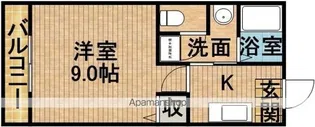 キャッスルウエストⅡ【1階】の間取り
