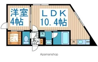 RARE代々木【2階】の間取り