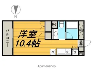 レジディア錦糸町Ⅱ【2階】の間取り