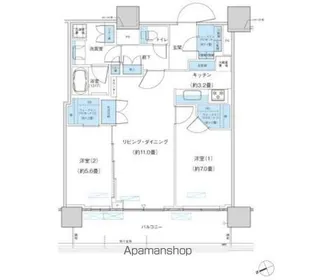 パークシティ柏の葉キャンパス ザ・ゲートタワー ウエスト【25階】の間取り