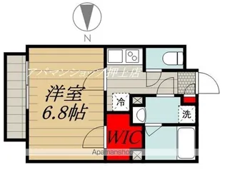 アムール武井【1階】の間取り