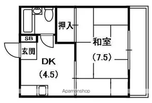 コトブキマンション【3階】の間取り