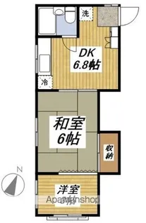 東京都練馬区田柄4丁目【アパート】の間取り